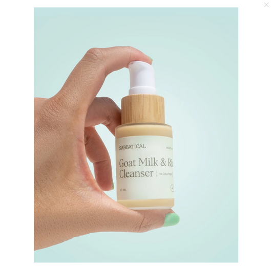 Goat Milk & Rice Foaming Cleanser I Travel Size 30ml